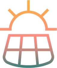 Large-scale solar icon